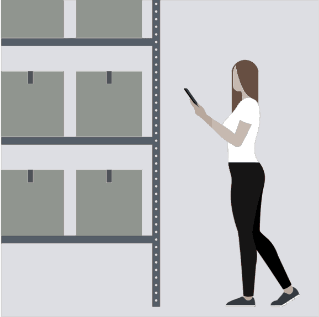 Side view of a woman