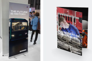 EB roll-up and flyer