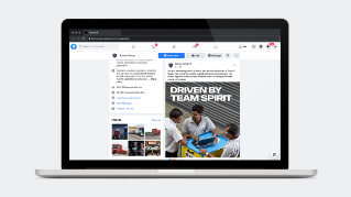 Employer branding FB post