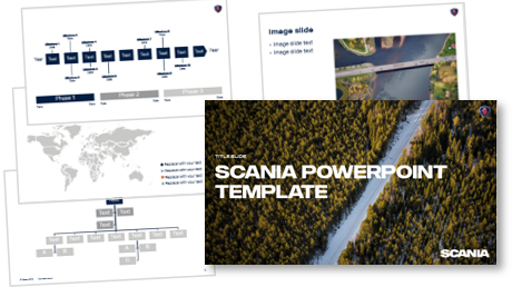 Scania PowerPoint template