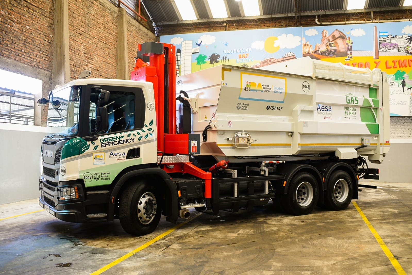 AESA ELIGE UN CAMIÓN SCANIA A GNC para PROBAR EN LA RECOLECCIÓN DE RESIDUOS URBANOS