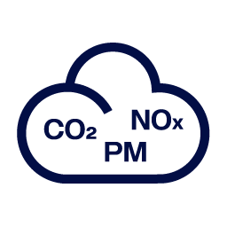 Redução na emissão de CO²