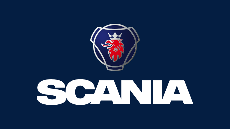 Scania vertical lock-up logotype