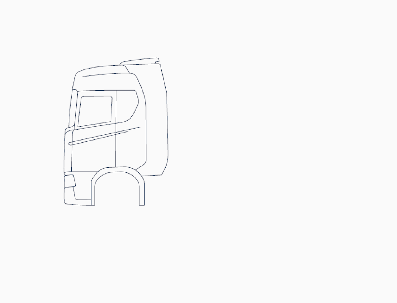 Simplified illustration of truck