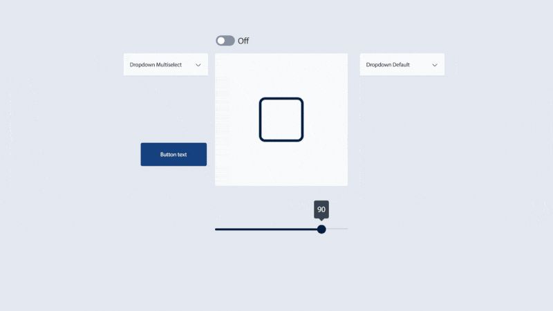 Example of how components move