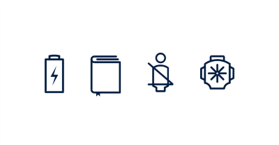 Illustration of suitable level of detail of a pictogram
