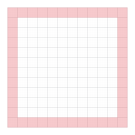 Clear space in pictogram grid