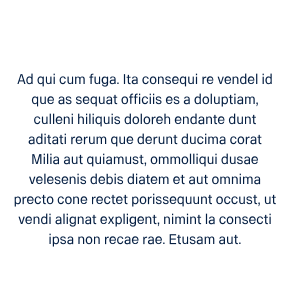 Centred text