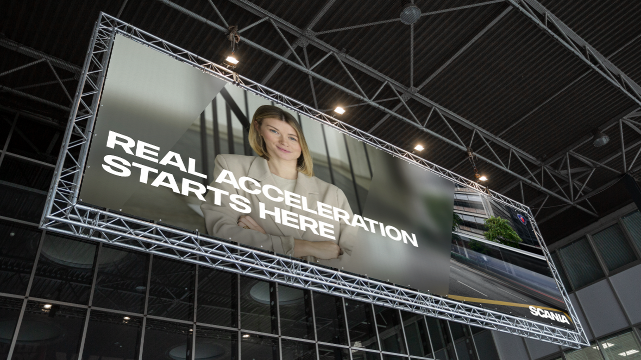 Exhibition billboard