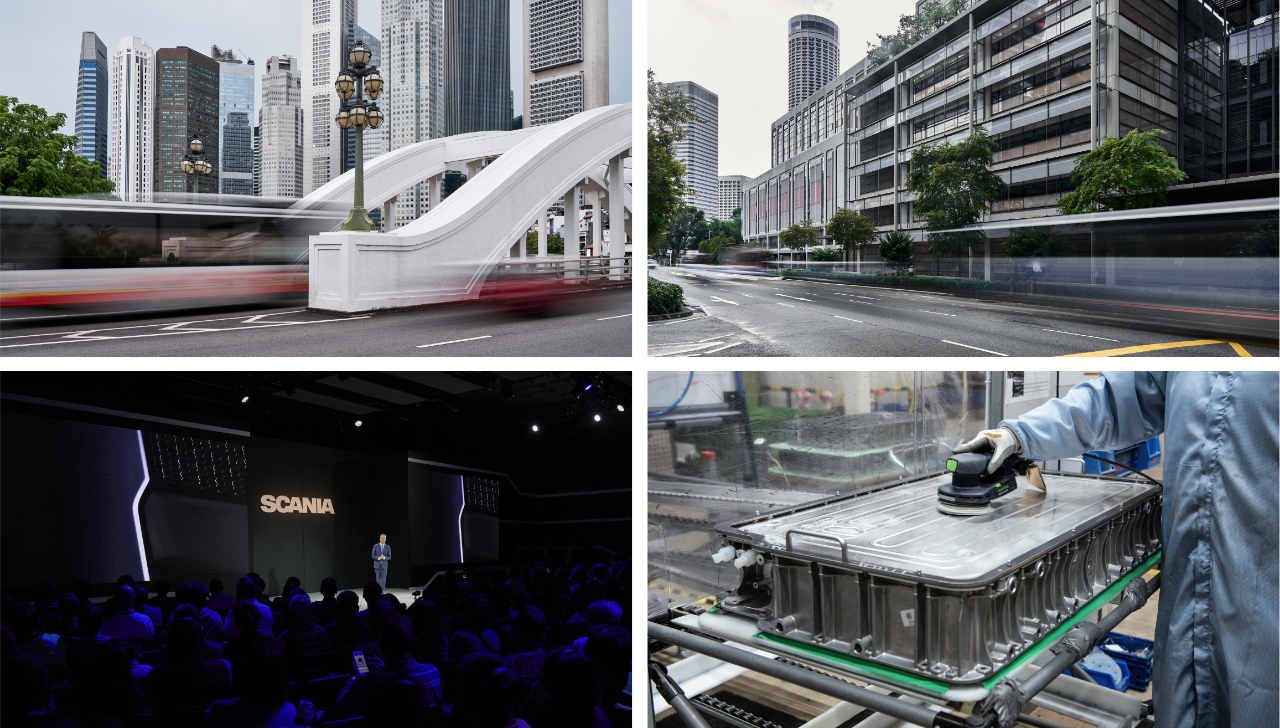 technology collage