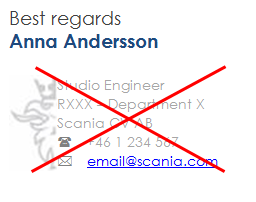 Don't e-mail signature