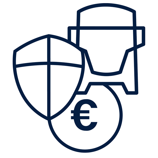 Scania Lkw, Versicherungs und Finanzierungssymbol