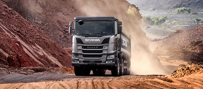 올 뉴 스카니아 덤프 트럭