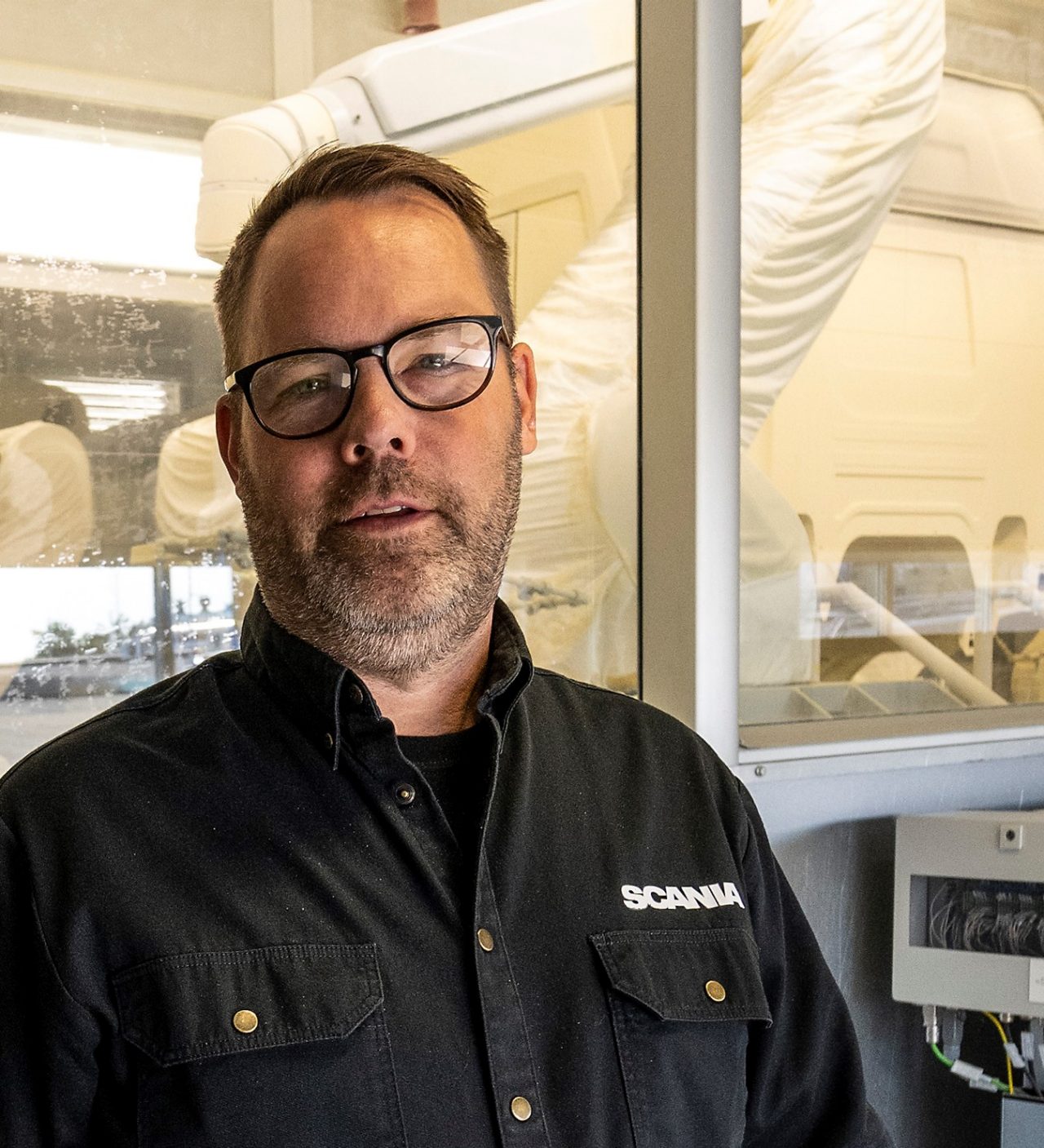 Daniel Williamsson-Gruppchef för underhåll i Grundmåleriet