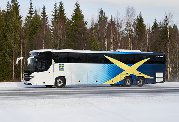 Skidlandslagets buss