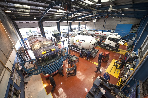 Interior shot of Haydock Commercials branch