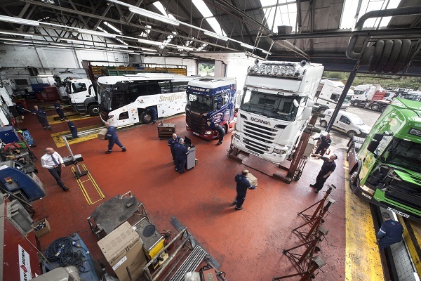 Interior shot of Haydock Commercials branch