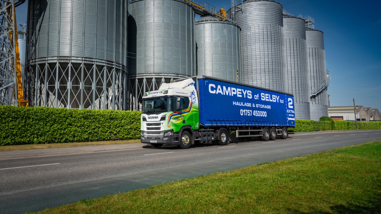 Campeys of Selby Scania vehicle