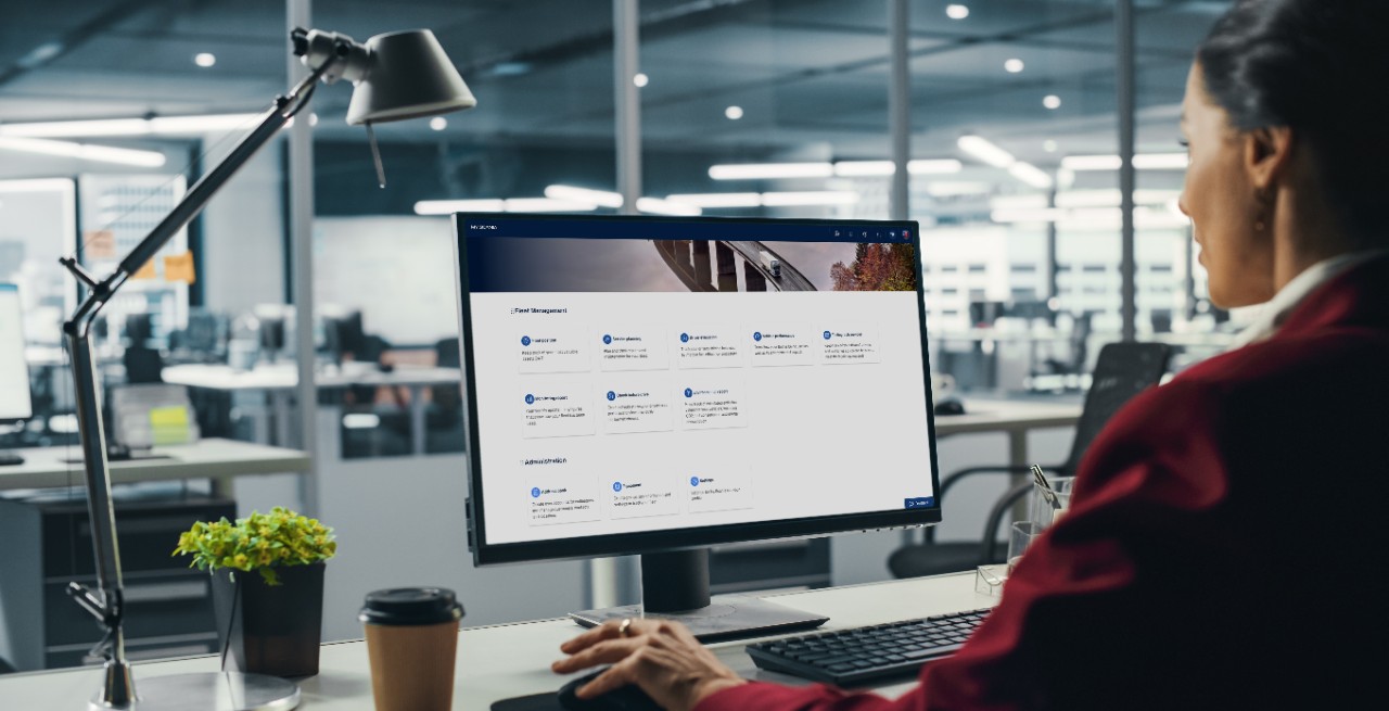 Welcome to My Scania screen