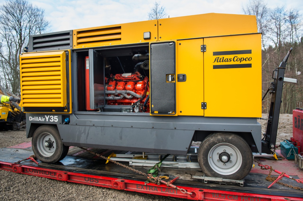 Scania Powered Drill Air Compressor