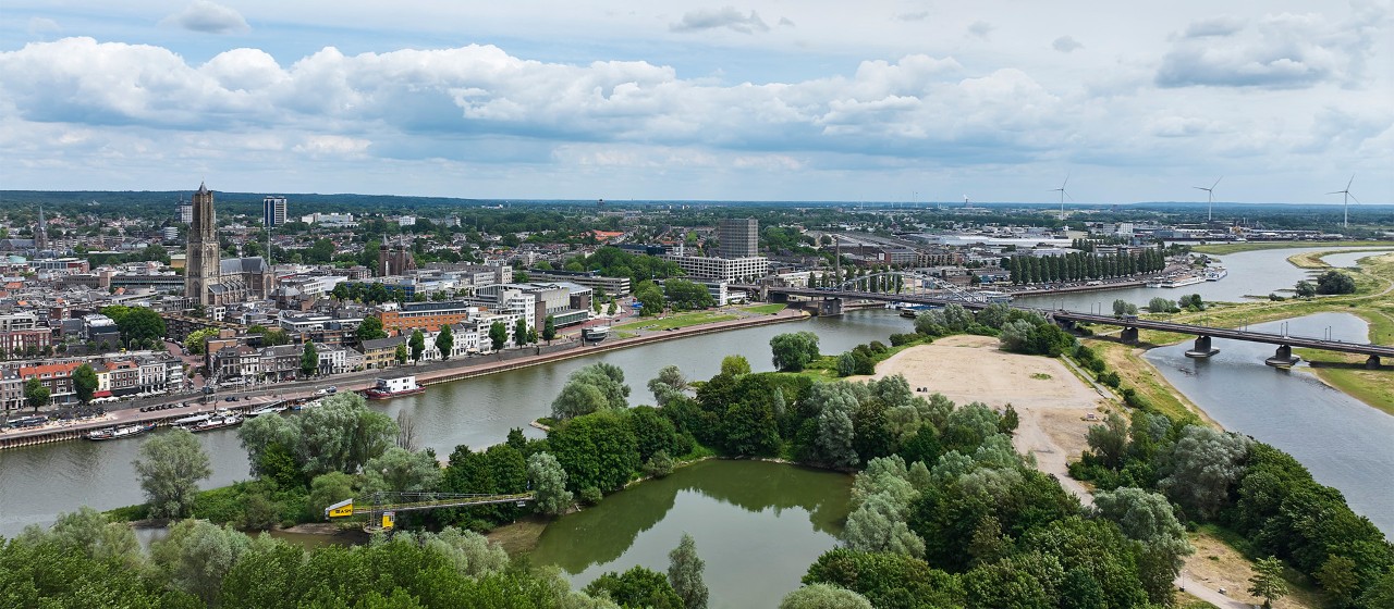 Aerial view of a city