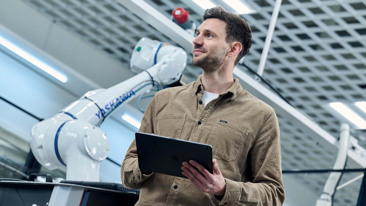 Scania´s Smart factory lab in Södertälje