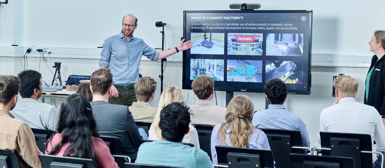 Scania smart factory lab in Södertälje